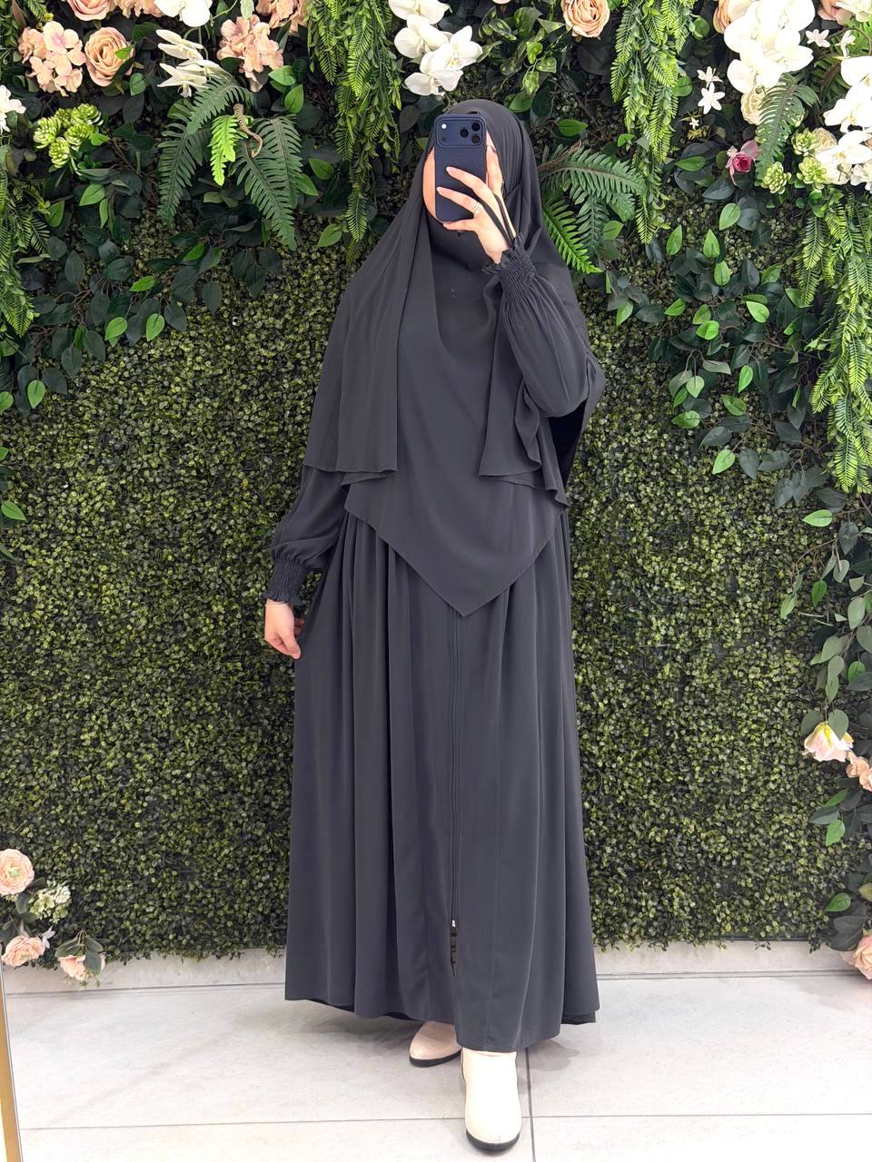 Medine İpeği Elbise Şal ile 9185 S