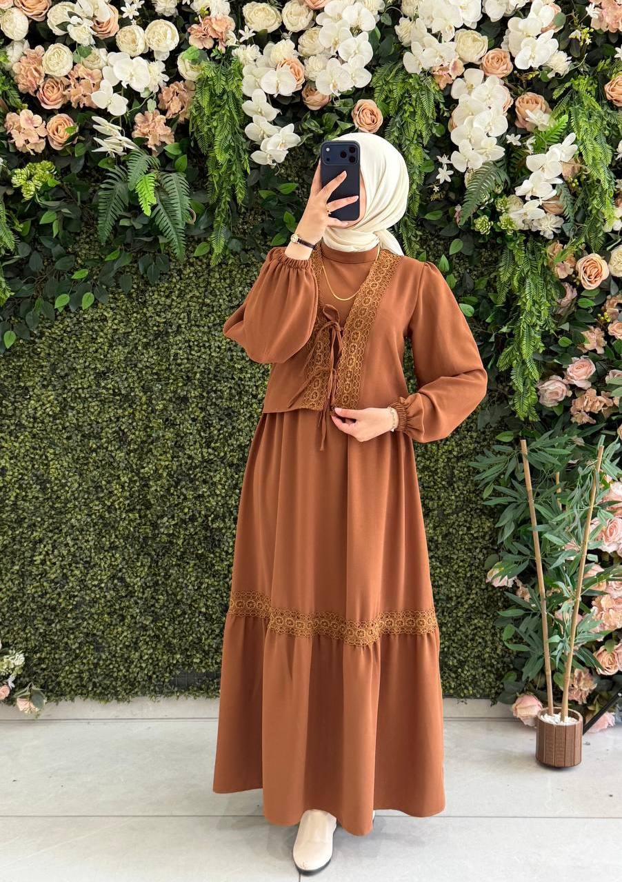 Linda Krep Elbise 9250