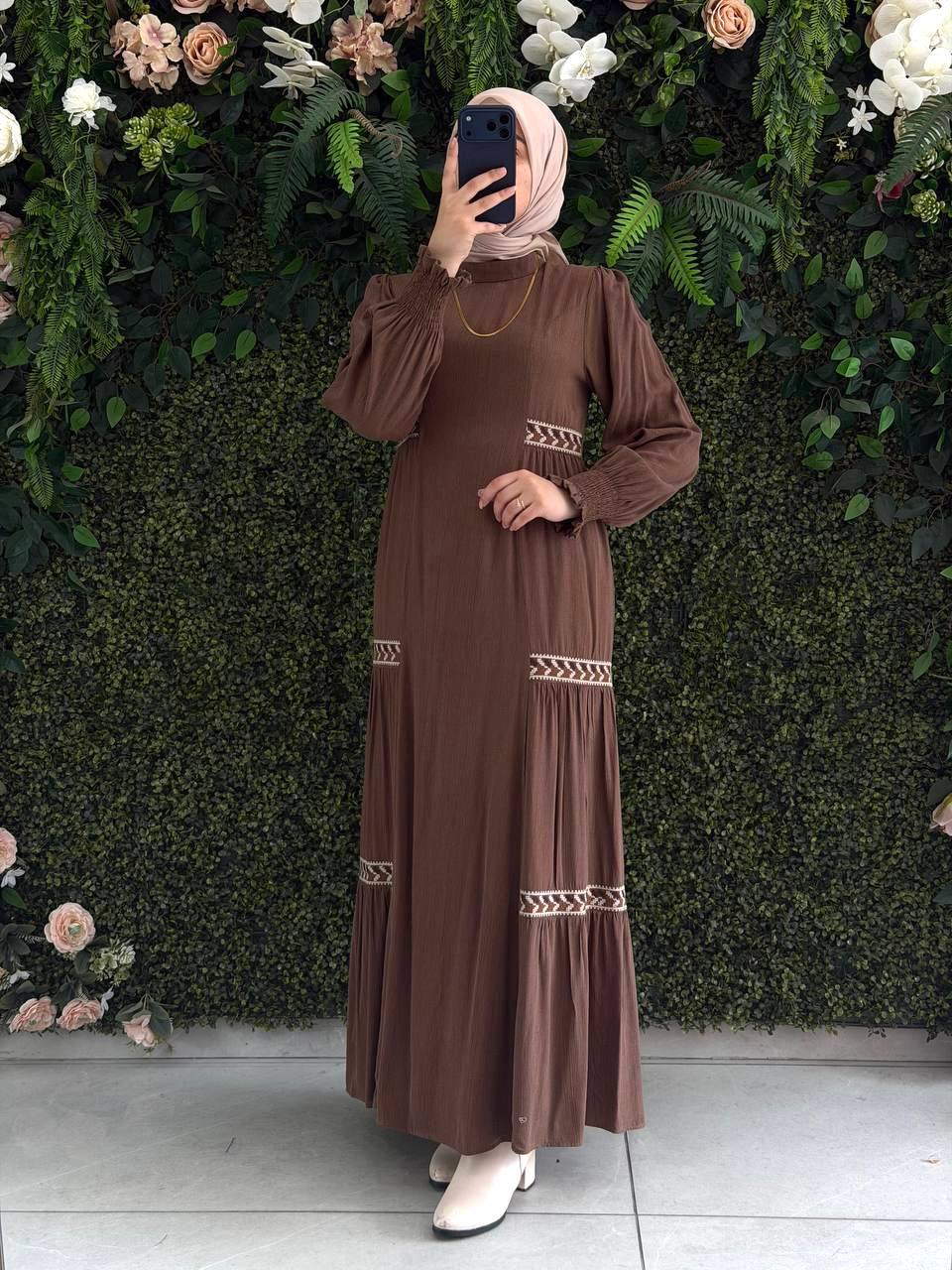 Desenlı Copra Elbise 9231