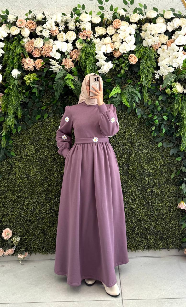 Çiçekli elbise 8067