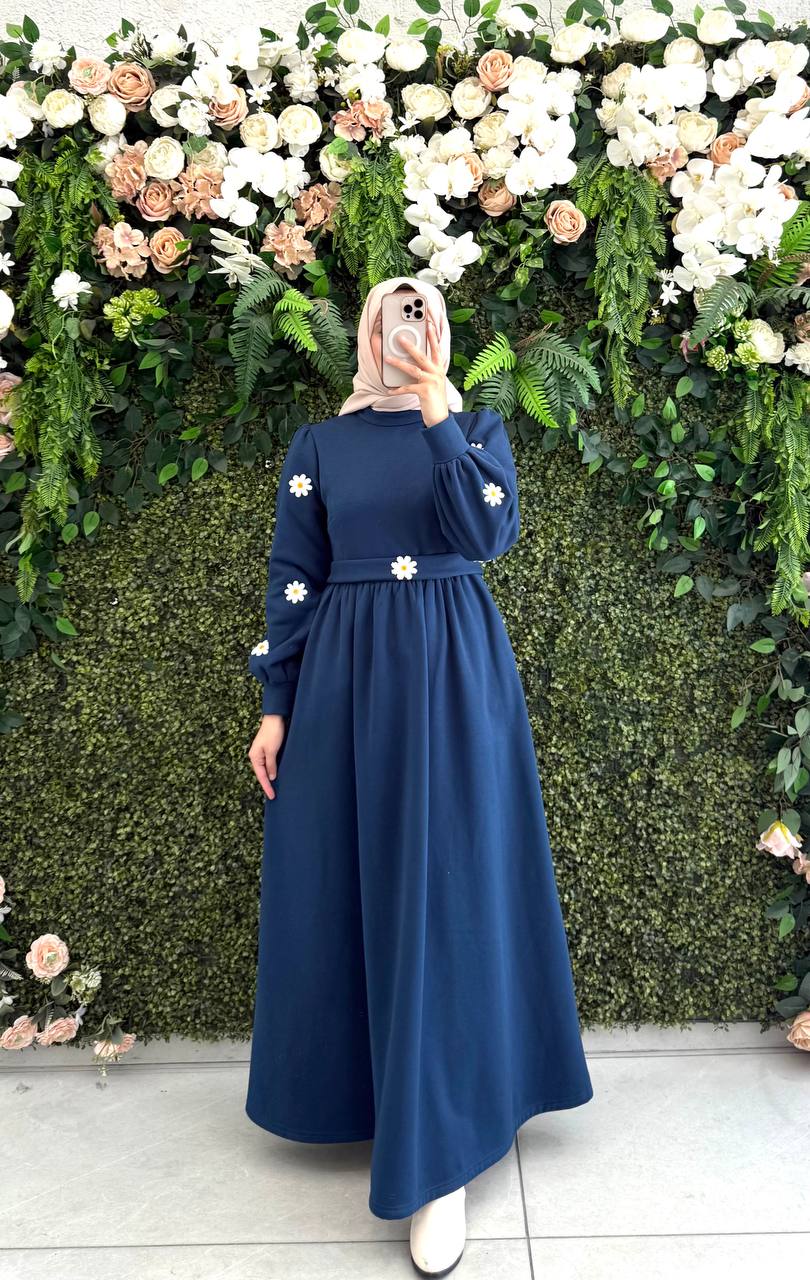 Çiçekli elbise 8067