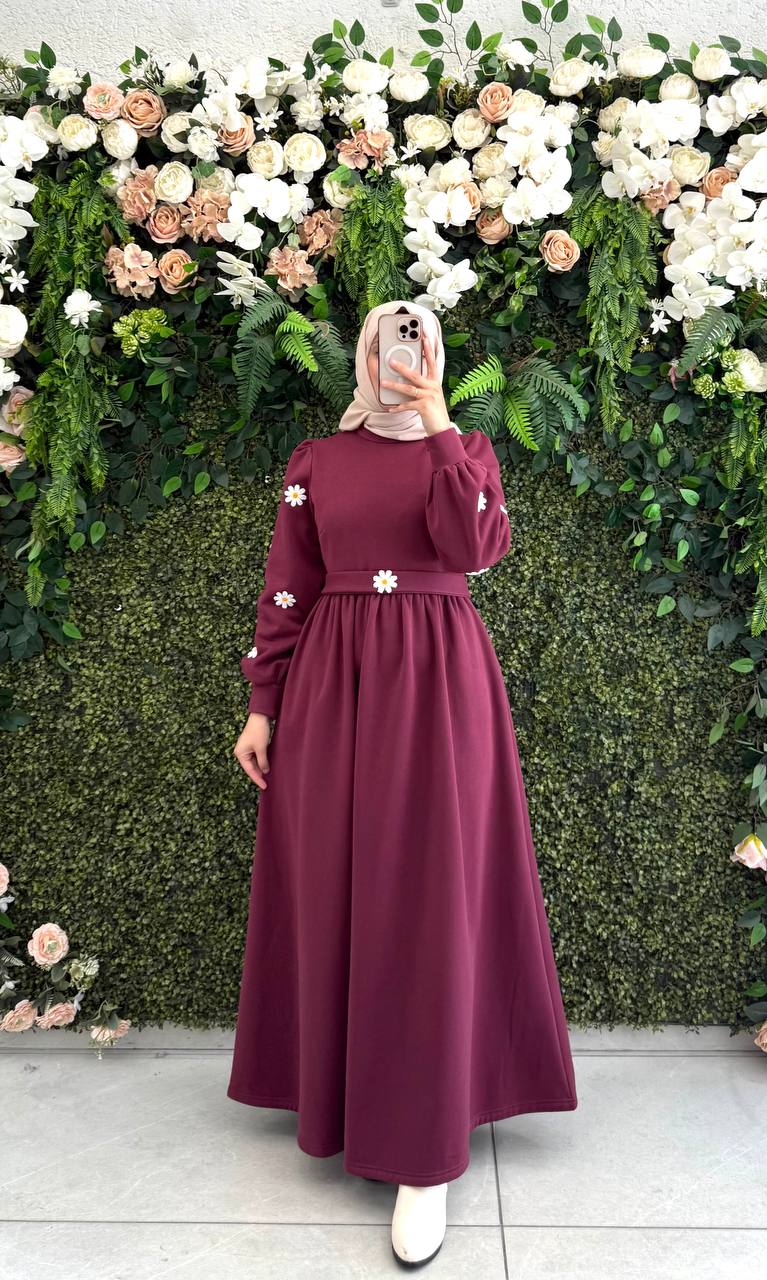 Çiçekli elbise 8067