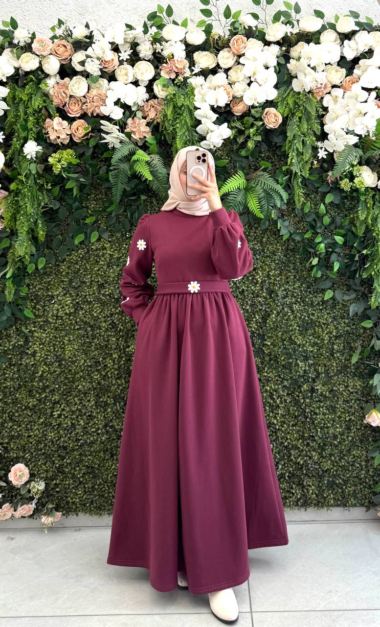 Çiçekli elbise 8067